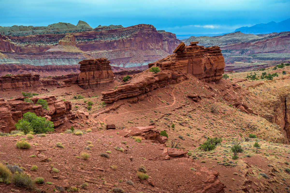 Goosenecks overlook capitol clearance reef