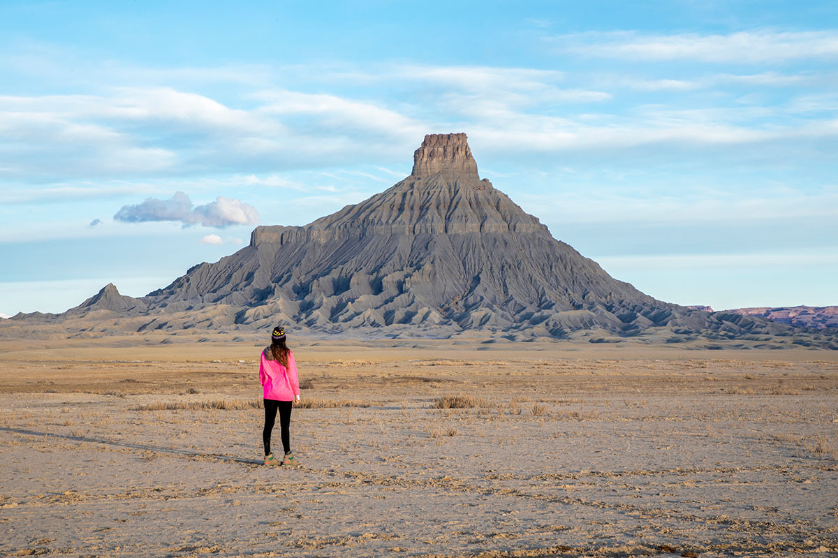 Girl at Factory Butte