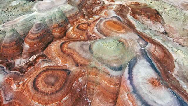 Mars Bentonite Hills in Utah